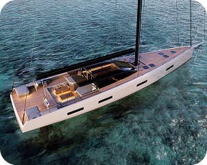 Luxury yacht Arrow